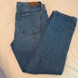 Madewell Women's Straight Leg Blue Jeans